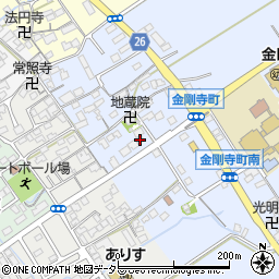 滋賀県近江八幡市金剛寺町591周辺の地図
