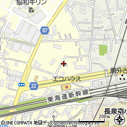 静岡県駿東郡長泉町本宿148周辺の地図