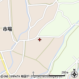 岡山県津山市市場841周辺の地図