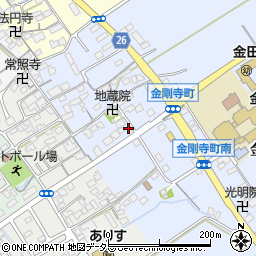 滋賀県近江八幡市金剛寺町590周辺の地図