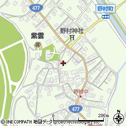 滋賀県近江八幡市野村町849周辺の地図