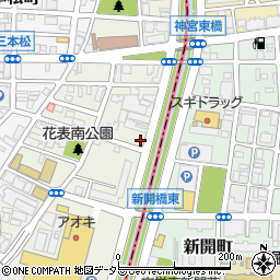 タイムズ花表町駐車場周辺の地図