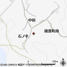 愛知県豊田市綾渡町石ノ平周辺の地図