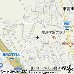 愛知県日進市浅田町西前田12周辺の地図
