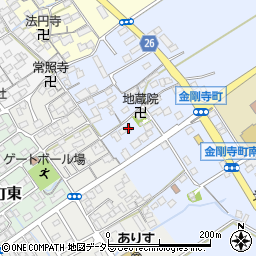 滋賀県近江八幡市金剛寺町597周辺の地図