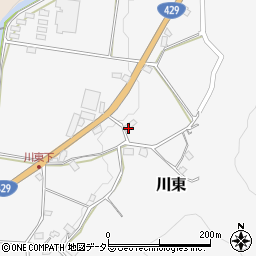 岡山県美作市川東367周辺の地図