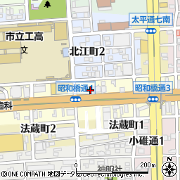 コメダ珈琲昭和橋店周辺の地図