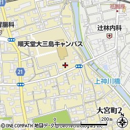 ＪＡふじ伊豆大社前周辺の地図