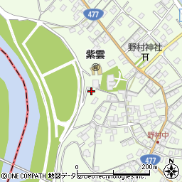 滋賀県近江八幡市野村町846周辺の地図