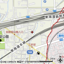 静岡県駿東郡長泉町下土狩220-14周辺の地図