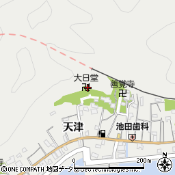 千葉県鴨川市天津1553周辺の地図