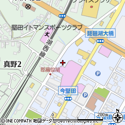 Ｊネットレンタカー滋賀堅田駅前店周辺の地図