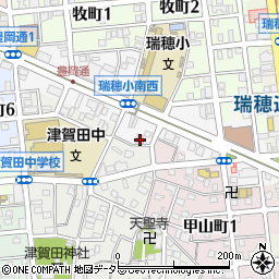 愛知県名古屋市瑞穂区豊岡通2丁目61周辺の地図