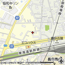 静岡県駿東郡長泉町本宿141-7周辺の地図