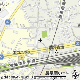 静岡県駿東郡長泉町下土狩1524-1周辺の地図