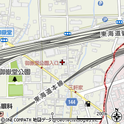 静岡県駿東郡長泉町下土狩203-36周辺の地図