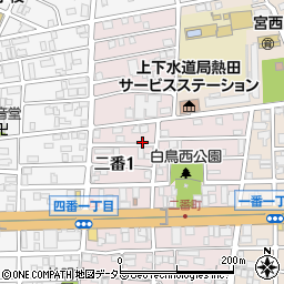 〒456-0052 愛知県名古屋市熱田区二番の地図