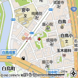 愛知県名古屋市熱田区白鳥2丁目3周辺の地図