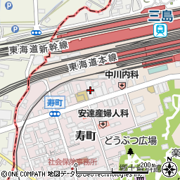 タイムズカー三島駅南口店周辺の地図