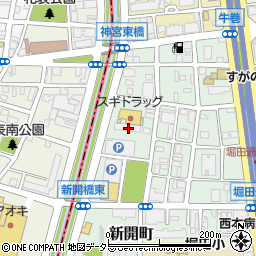 愛知県名古屋市瑞穂区新開町16周辺の地図