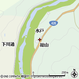 愛知県豊田市足助町水戸21-1周辺の地図