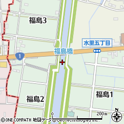 福島橋周辺の地図