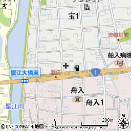 蟹江住宅設備株式会社周辺の地図