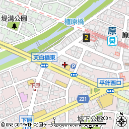 天狗名古屋原店駐車場周辺の地図