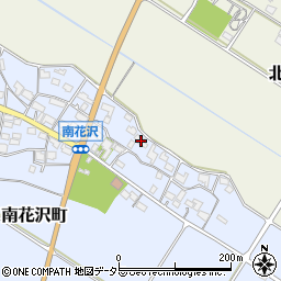 滋賀県東近江市南花沢町577-1周辺の地図