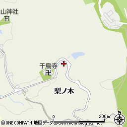 愛知県豊田市千鳥町梨ノ木周辺の地図