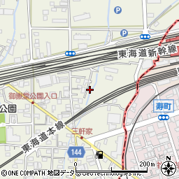 静岡県駿東郡長泉町下土狩222-2周辺の地図