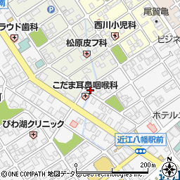 滋賀県近江八幡市鷹飼町1552周辺の地図