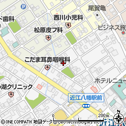 滋賀県近江八幡市鷹飼町1548-1周辺の地図