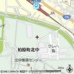 兵庫県丹波市柏原町北中427周辺の地図