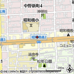 名鉄協商昭和橋通駐車場周辺の地図