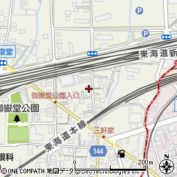 静岡県駿東郡長泉町下土狩203-4周辺の地図