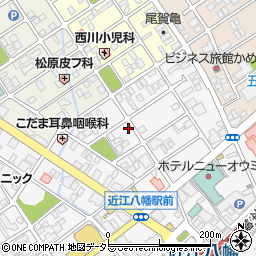 滋賀県近江八幡市鷹飼町1546-1周辺の地図
