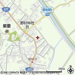 滋賀県近江八幡市野村町1426周辺の地図