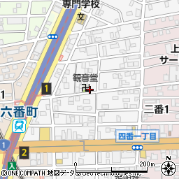 Ｄパーキング熱田区四番１丁目第１駐車場周辺の地図