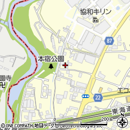 静岡県駿東郡長泉町本宿90周辺の地図