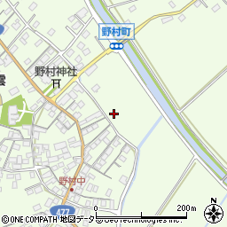 滋賀県近江八幡市野村町3492周辺の地図