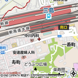 ＡＢＣチケット　三島店周辺の地図