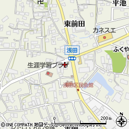 愛知県日進市浅田町西前田1周辺の地図