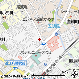 滋賀県近江八幡市鷹飼町674周辺の地図