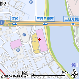 本家さぬきや　名古屋・江松店周辺の地図
