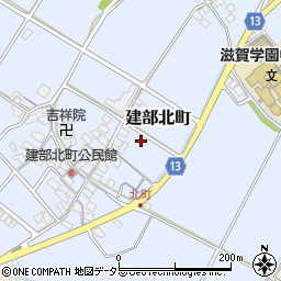 滋賀県東近江市建部北町175周辺の地図