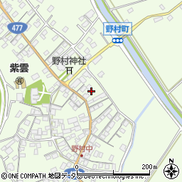 滋賀県近江八幡市野村町1427周辺の地図