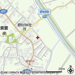 滋賀県近江八幡市野村町1428周辺の地図