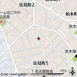 愛知県名古屋市瑞穂区岳見町周辺の地図