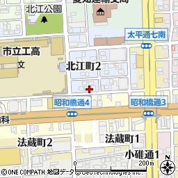 愛知県名古屋市中川区北江町2丁目30周辺の地図